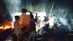 Dua Rumah di Desa Wakontu Muna Barat Ludes Terbakar, Kerugian Ditaksir Rp350 Juta
