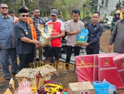 Bupati Muna Barat Siapkan Rp70 Juta untuk Korban Kebakaran di Wakontu, Rumah Dibangun Kembali