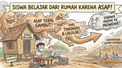 Sekolah di Tiga Kecamatan Kolaka Timur Ditutup Akibat Kabut Asap, Siswa Belajar dari Rumah 16 Sekolah di Tiga Kecamatan Kolaka Timur Ditutup Akibat Kabut Asap, Siswa Belajar dari Rumah
