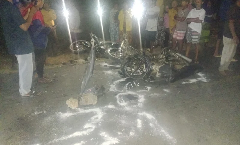 Kecelakaan Dua Motor di Muna Barat, Satu Pengendara Meninggal di Tempat