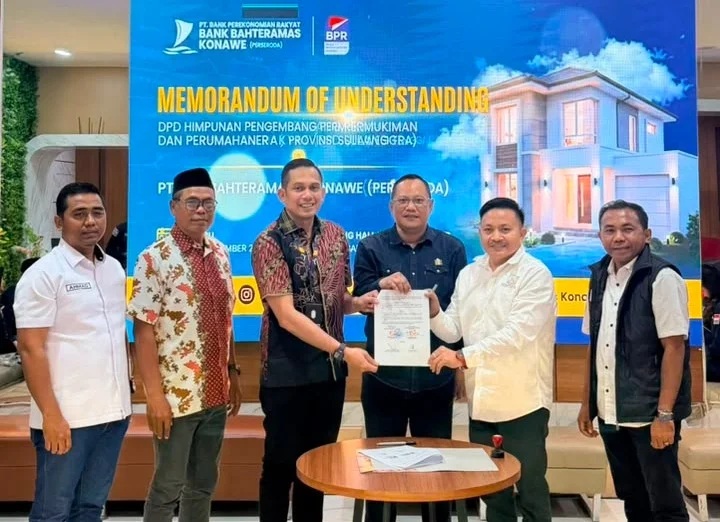 BPR Bahteramas Konawe, Himpera dan Kadin Sultra Percepat Pengembangan Perumahan di Konawe 3 BPR Bahteramas Konawe, Himpera dan Kadin Sultra Percepat Pengembangan Perumahan di Konawe
