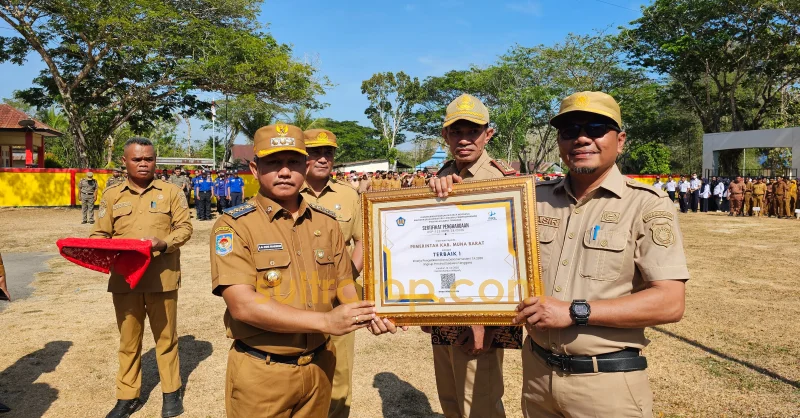 Muna Barat Raih Penghargaan Terbaik Pertama Pengelolaan Dana Desa di Sultra