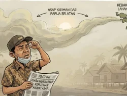 Muna Diselimuti Kabut Asap, BMKG Sebut Kiriman Kebakaran Hutan Papua Selatan