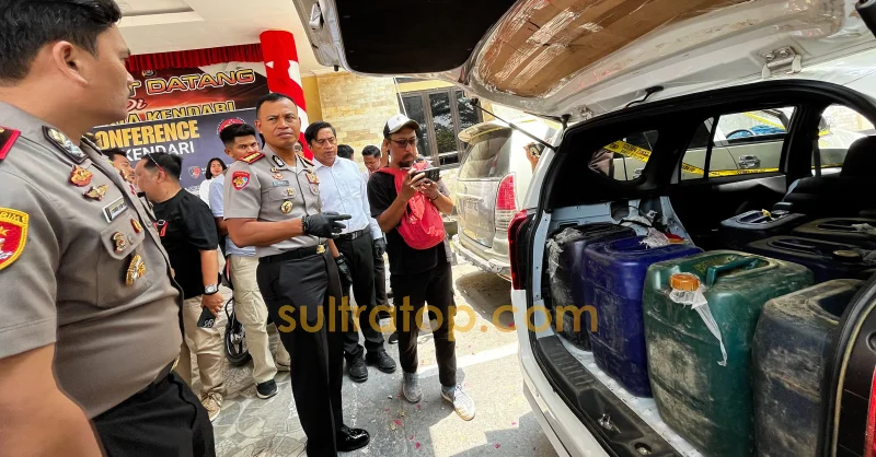 Antrean BBM Mengular, Dua Penimbun BBM di Kendari Jadi Tersangka