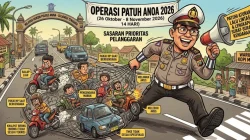 Polres Muna Gelar Operasi Patuh Anoa Mulai 26 Oktober, 10 Pelanggaran Lalu Lintas Jadi Sasaran
