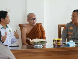 Bangun Kota Kendari yang Damai, Kapolresta Temui Tokoh Buddha di Vihara