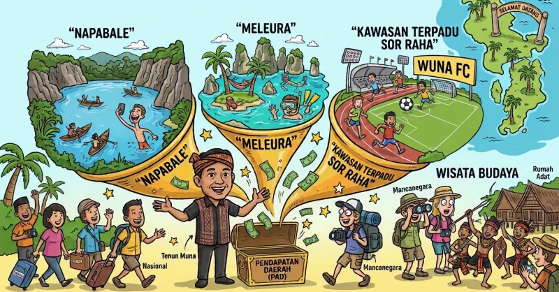 Napabale, Meleura, dan SOR Raha Dongkrak PAD Pariwisata Kabupaten Muna 1 Napabale, Meleura, dan SOR Raha Dongkrak PAD Pariwisata Kabupaten Muna