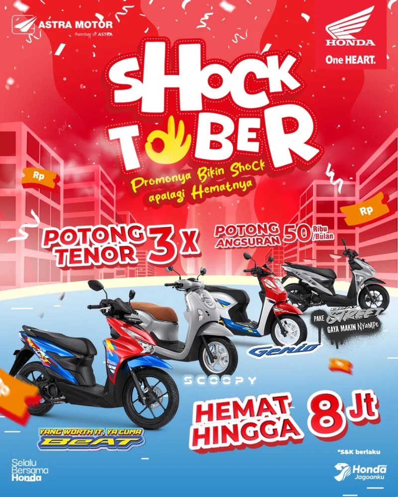 Pilwali Kendari, Pasangan Siska-Sudirman Jadi yang Pertama Daftar di KPU 2 Iklan Sultratop Astra Honda Motor Oktober 2026